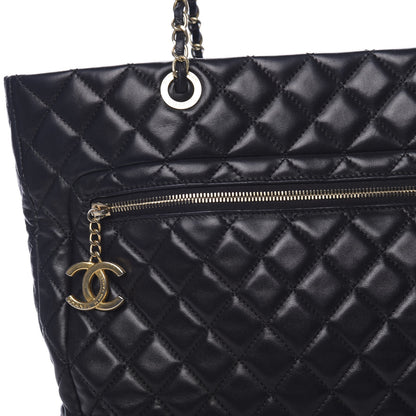 Chanel Lambskin Quilted Large Tote Black 8 of 11