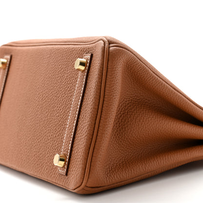 Hermes Togo Birkin 25 Gold 10 of 11