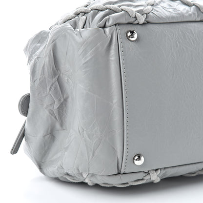 Chanel Calfskin Ultra Stitch Bowler Grey 9 of 10