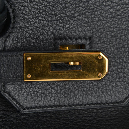 Hermes Taurillon Clemence HAC Birkin 32 Black 25 of 25