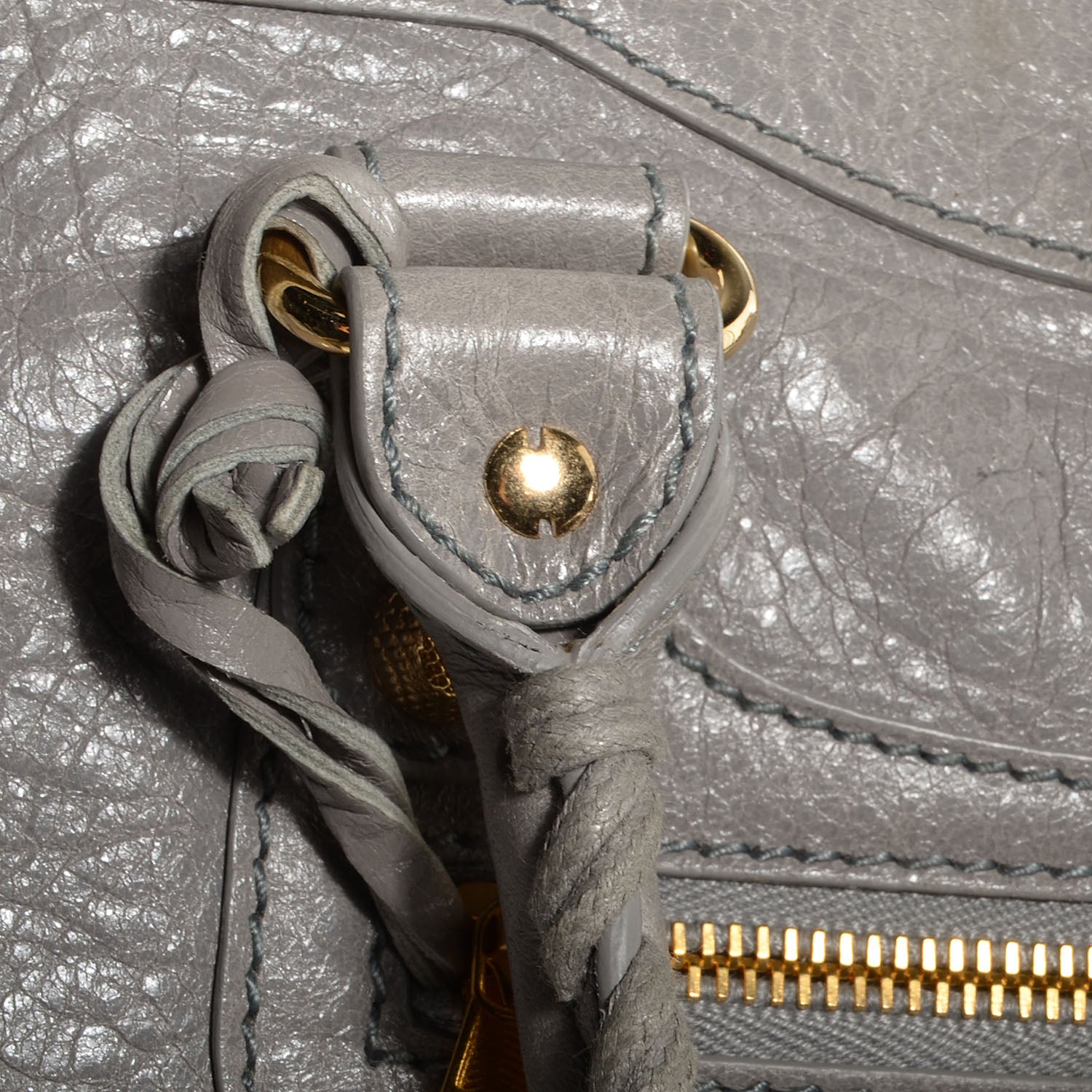 Balenciaga Agneau Giant 12 Gold Hardware Monday Gris Pyrite 7 of 9