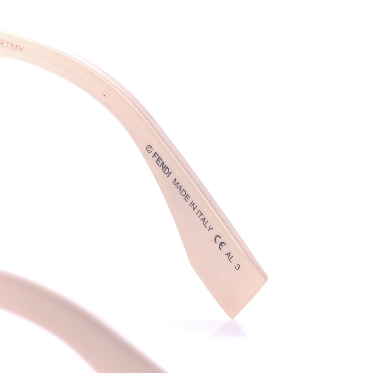 Mirrored Crystal Embellished FFreedom Shield Sunglasses FF 0382/S Pink