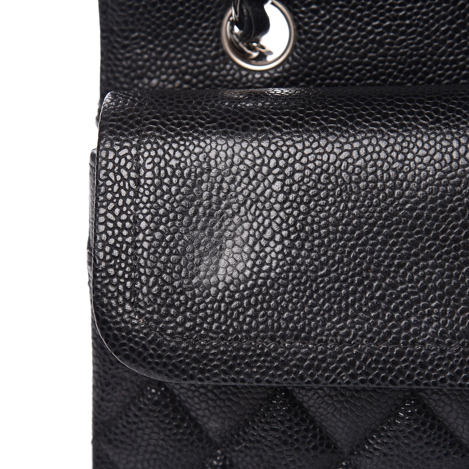 Chanel Caviar Quilted Medium Double Flap Black 9 of 21