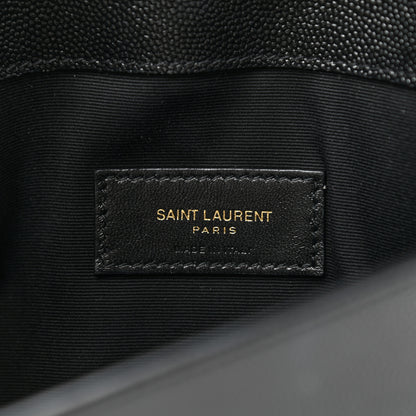 Saint Laurent Grain De Poudre Uptown Pouch Black 6 of 8