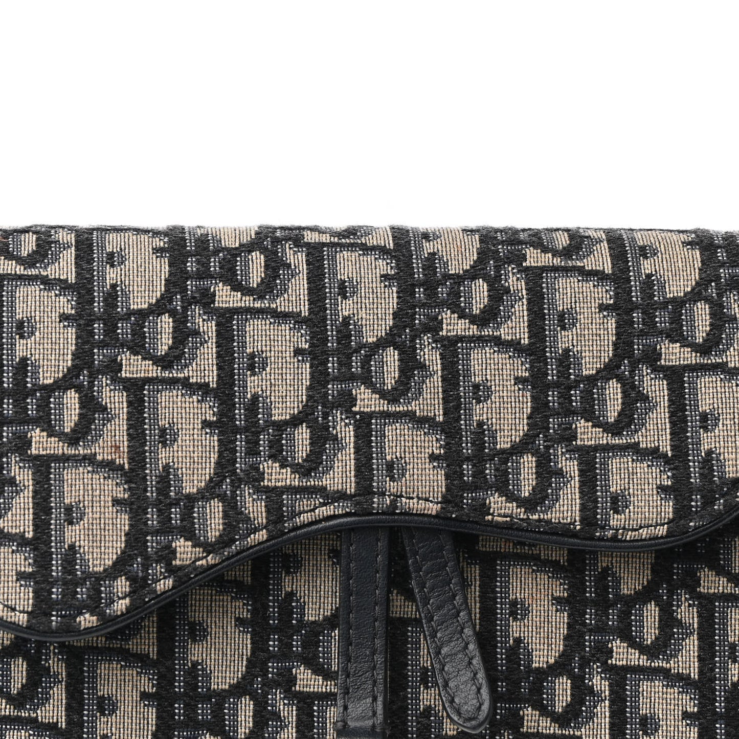Oblique Saddle Belt Bag Blue