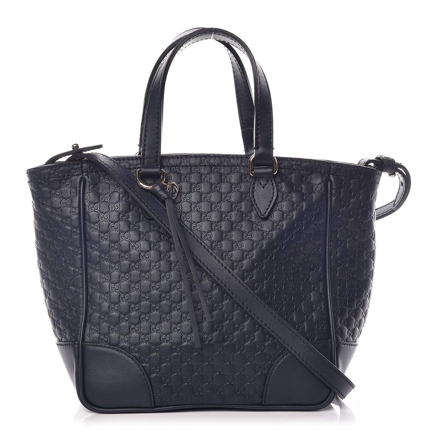 Microguccissima Small Bree Tote Navy