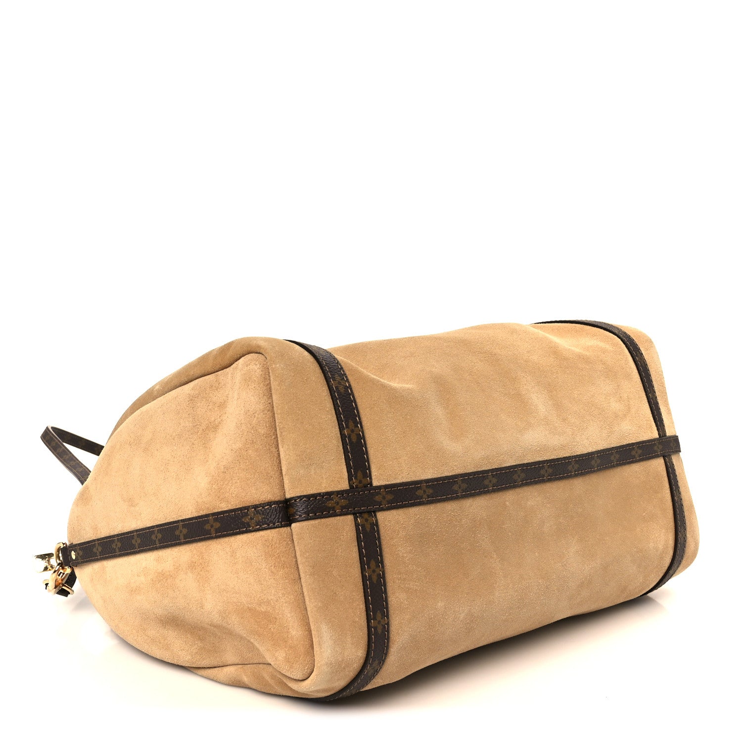 Louis Vuitton Suede Monogram Express MM Hazelnut 4 of 10
