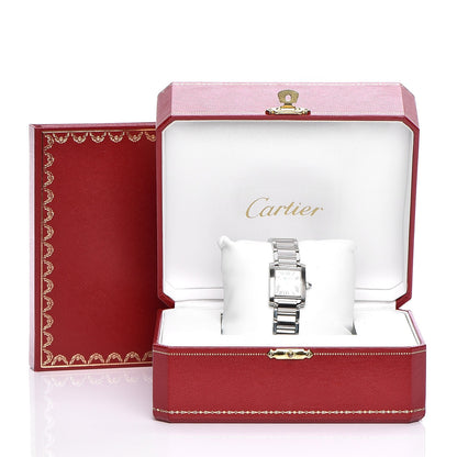 Cartier Stainless Steel 20mm Tank Francaise Quartz Watch 9 of 18