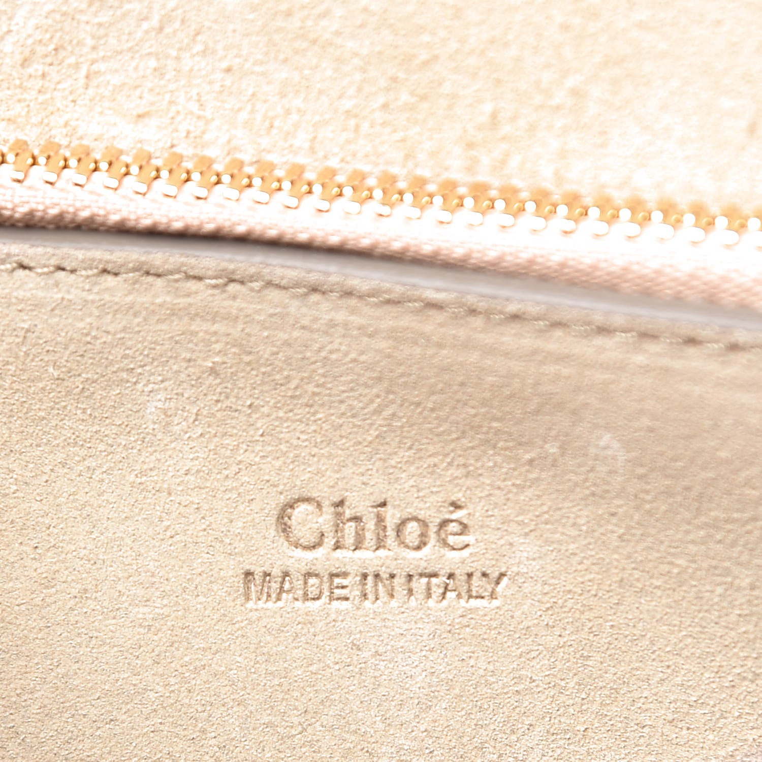 Chloe Calfskin Suede Medium Faye Shoulder Bag Plum Purple 6 of 10