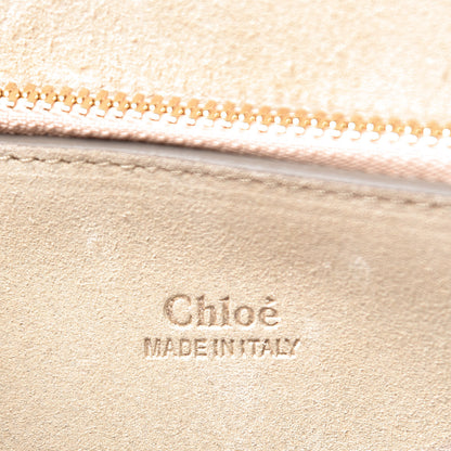 Chloe Calfskin Suede Medium Faye Shoulder Bag Plum Purple 6 of 10