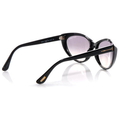 Tom Ford Martina Cat Eye Sunglasses Black 2 of 4
