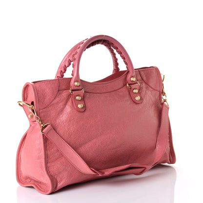 Balenciaga Agneau Giant 12 Gold Hardware City Rose Bombon Raspberry 2 of 13