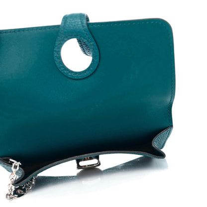 Hermes Togo Dogon Card Case Key Holder Cobalt 4 of 4