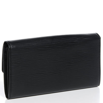 Louis Vuitton Epi Sarah Wallet Black 3 of 7