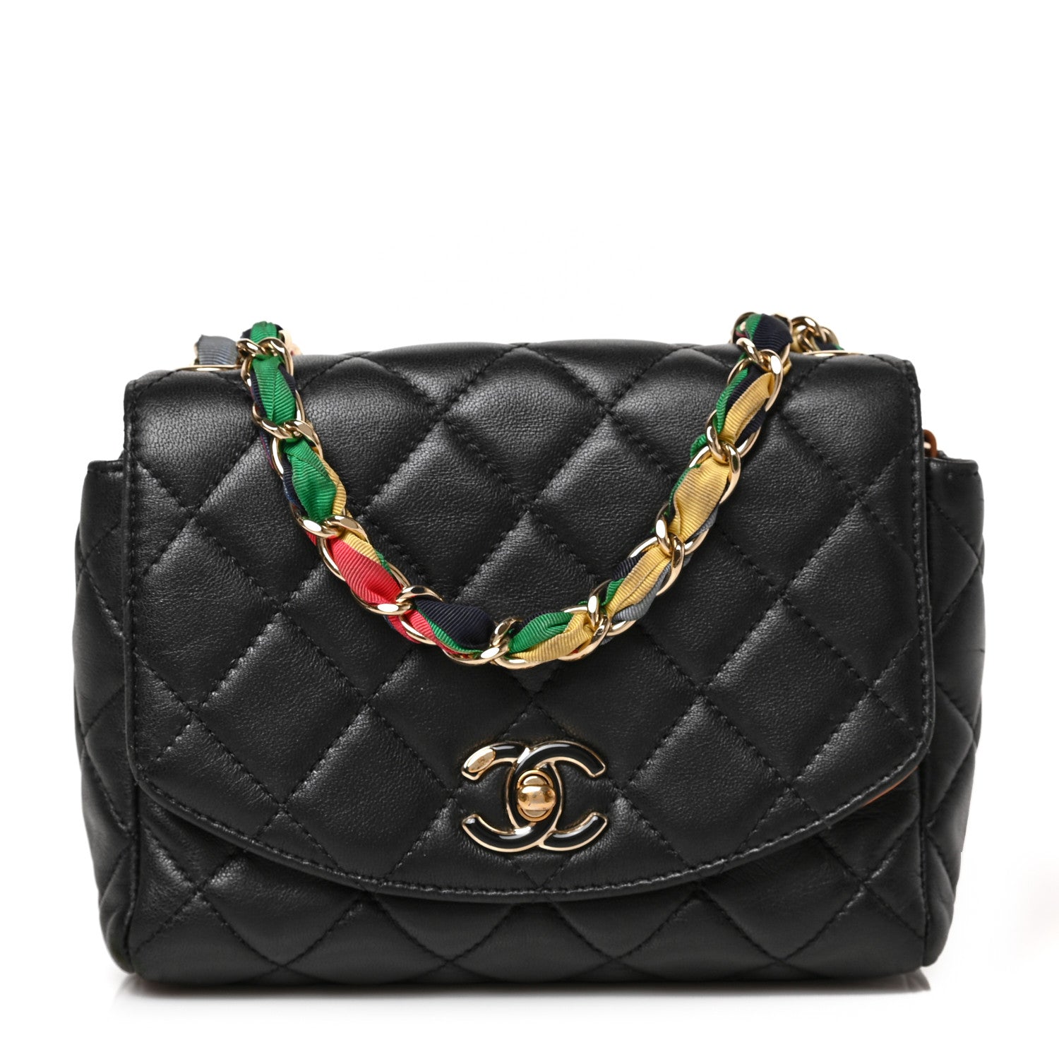 Chanel Lambskin Mixed Fibers Quilted Cocovado Flap Black 1 of 10