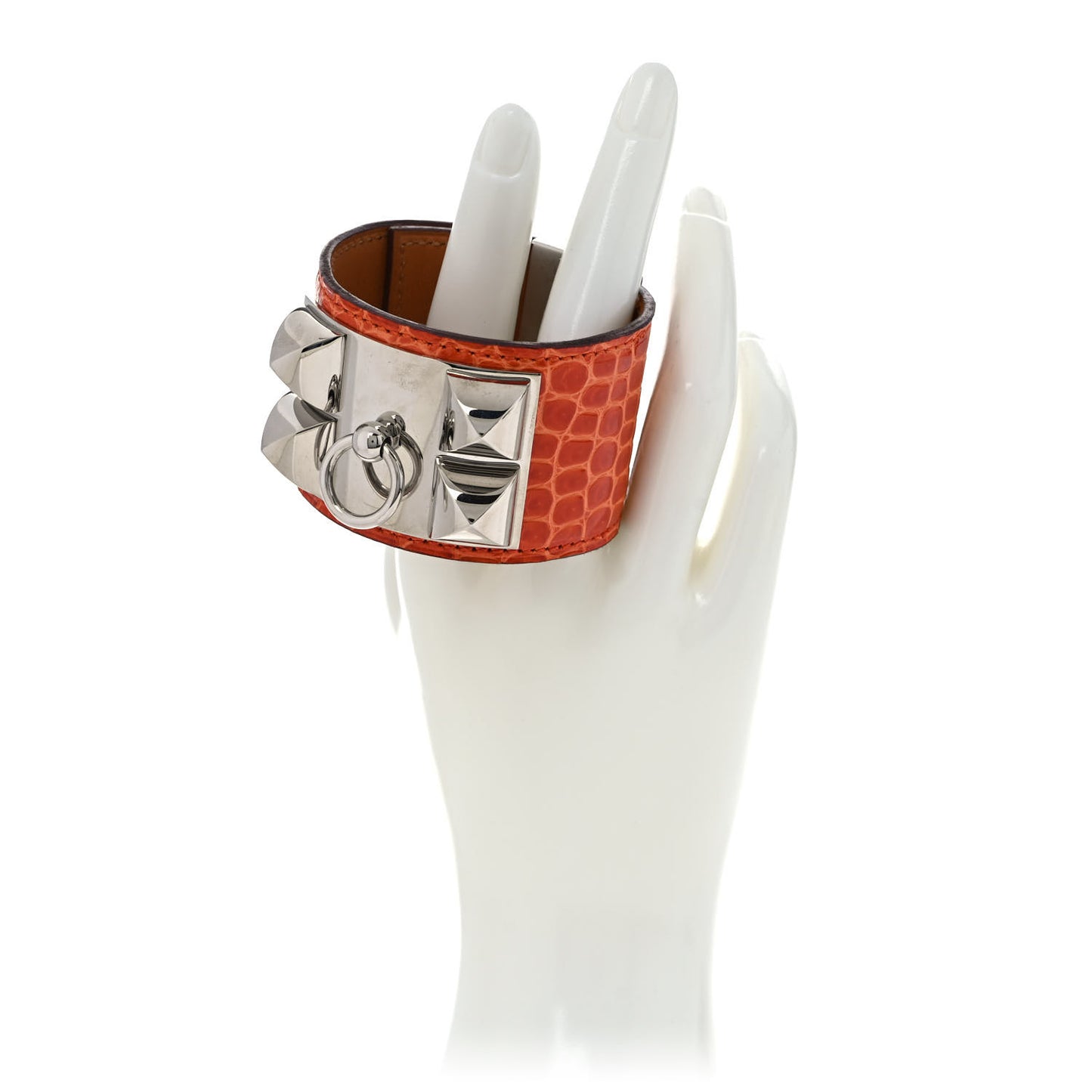 Crocodile Collier de Chien CDC Bracelet T2 Orange
