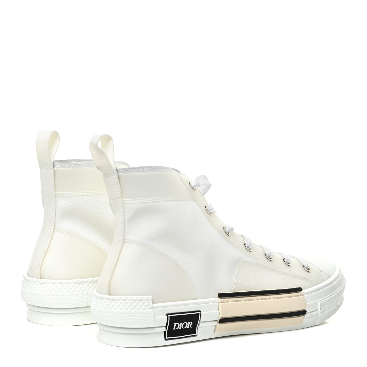 Christian Dior Canvas Mens B23 High Top Sneakers 45 White 5 of 12