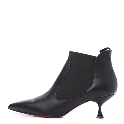 Christian Louboutin Calfskin Carnavague 55 Ankle Boots 39 Black 1 of 7