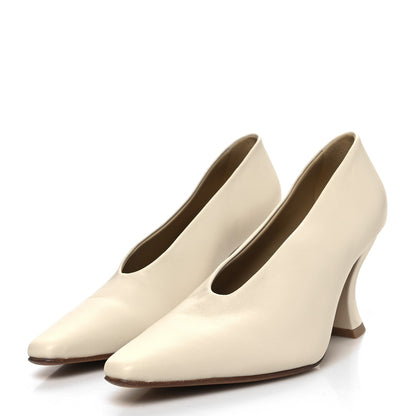 Bottega Veneta Nappa Almond Pumps 39 Sea Salt 3 of 8