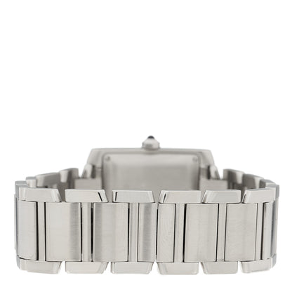 Cartier Stainless Steel 28mm Tank Francaise Automatic Watch 3 of 4