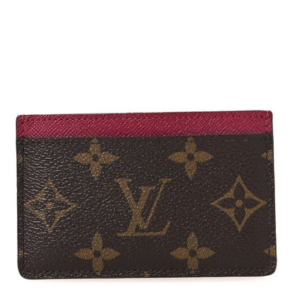 Louis Vuitton Monogram Card Holder Fuchsia 1 of 6
