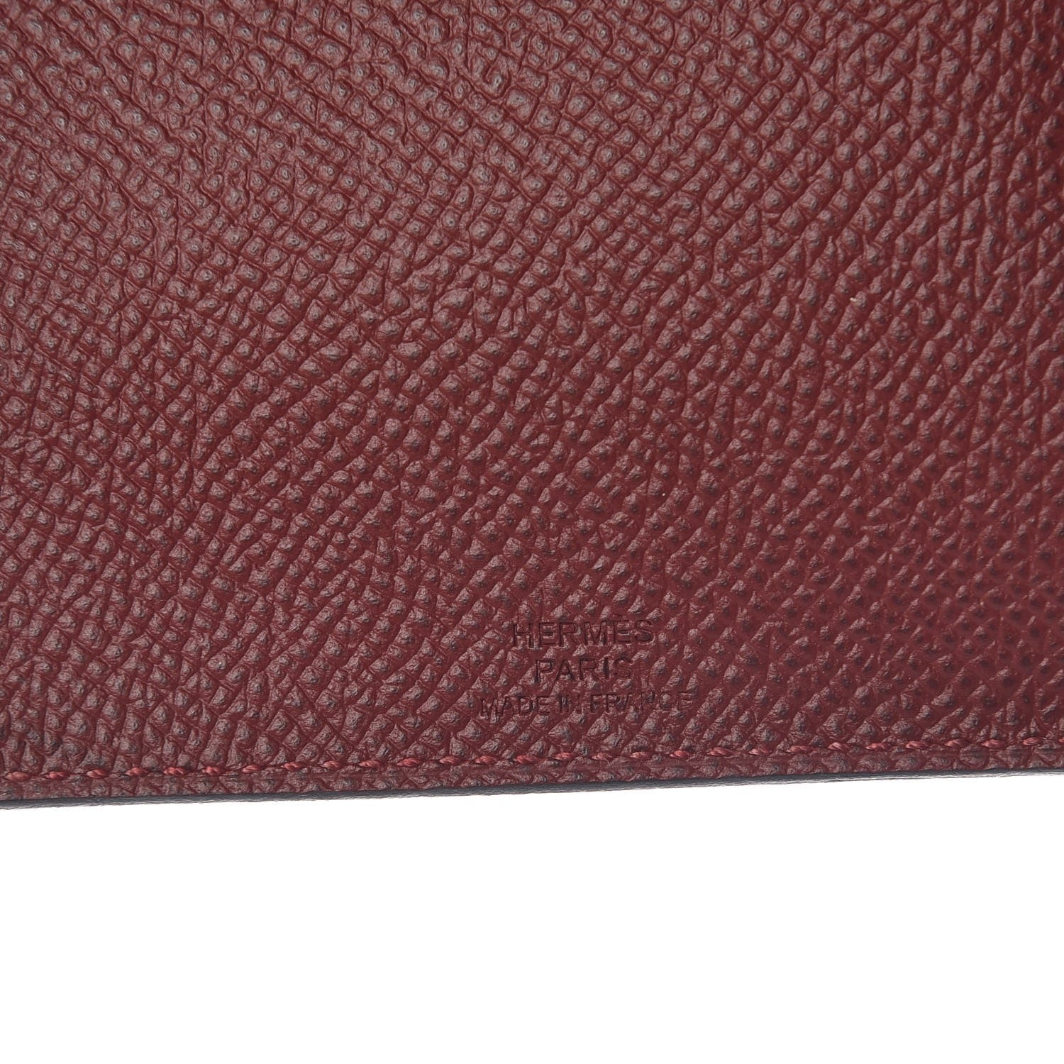 Hermes Epsom Tarmac PM Passport Holder Rouge H 6 of 7