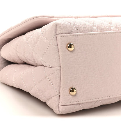 Chanel Caviar Quilted Small Coco Handle Flap Lilas Lilac 9 of 11