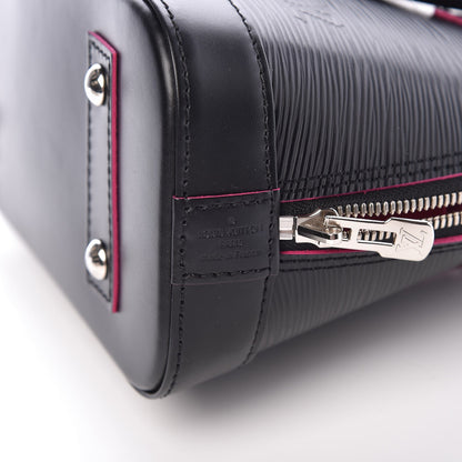 Louis Vuitton Epi Alma BB Black Hot Pink 6 of 7
