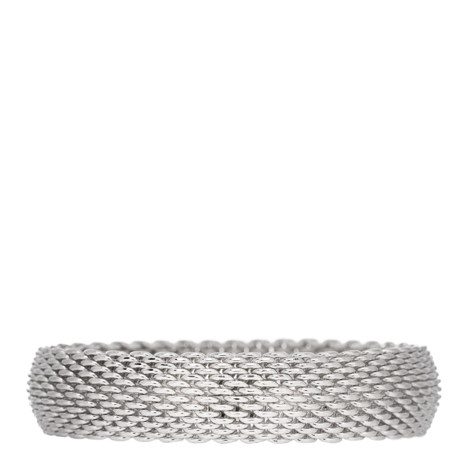 Tiffany Sterling Silver Somerset Mesh Bracelet 1 of 3
