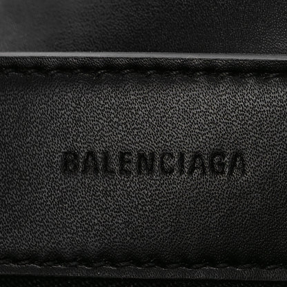 Balenciaga Shiny Calfskin Logo Crocodile Embossed XXS Everyday Tote Grey 6 of 8
