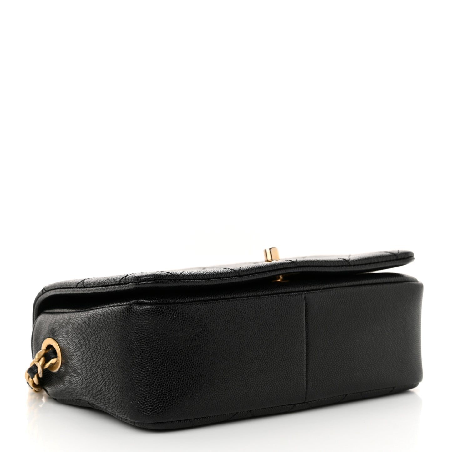 Caviar Quilted Small Fashion Therapy Flap Bag Black