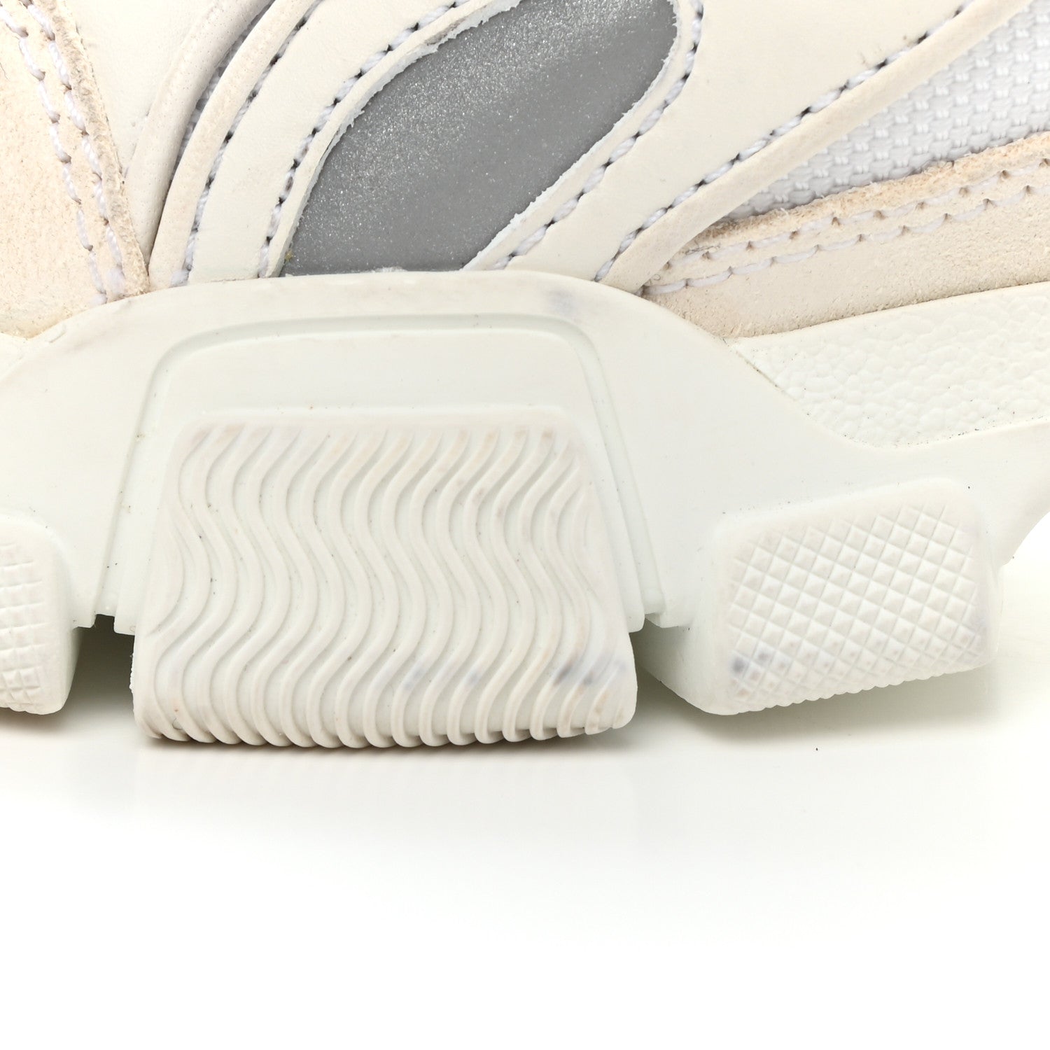 Gucci X SEGA Mesh Calfskin Suede Womens Flashtrek Sneakers 35 Great White 12 of 14