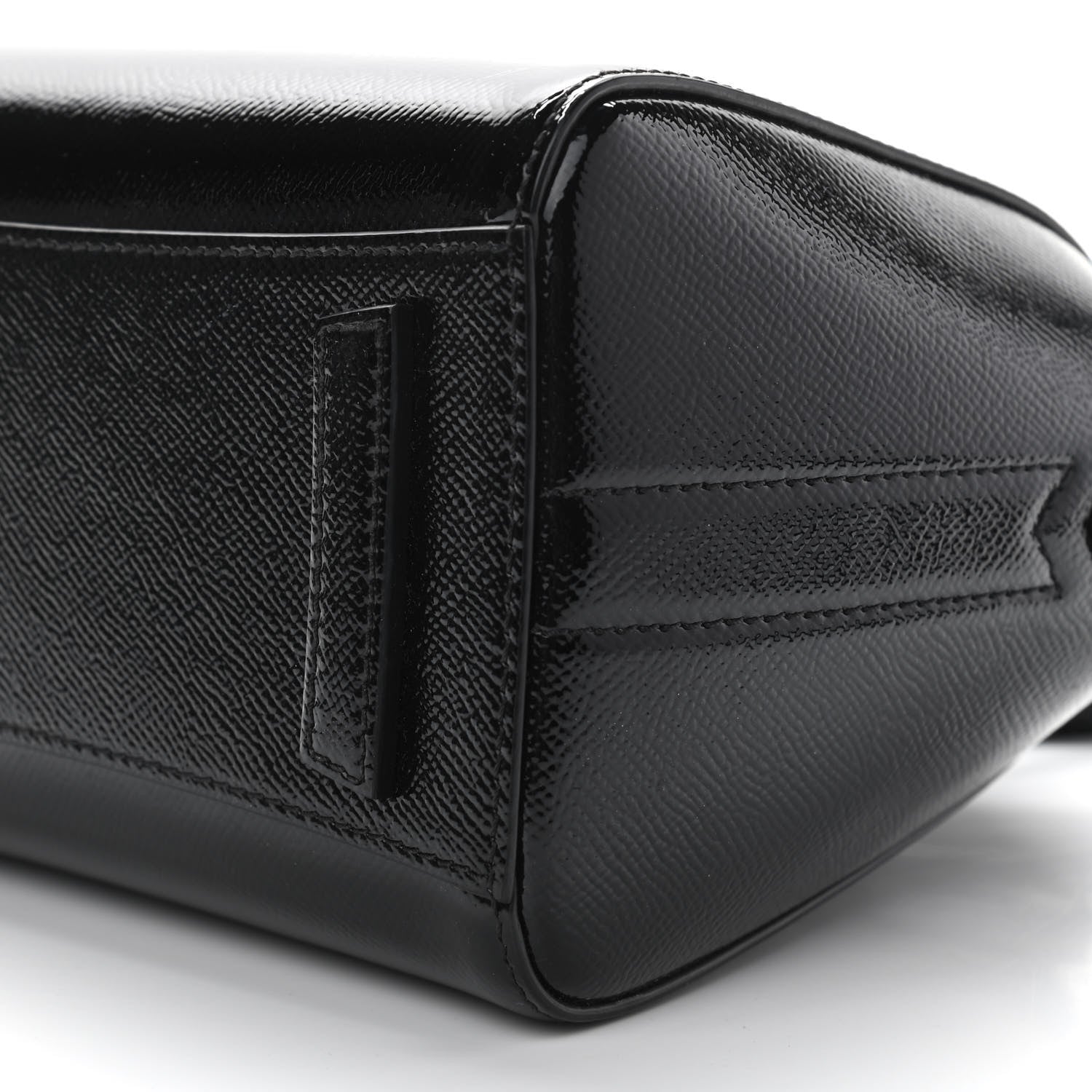 Givenchy Textured Patent Calfskin Mini Antigona Black 10 of 13