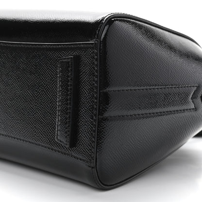 Givenchy Textured Patent Calfskin Mini Antigona Black 10 of 13