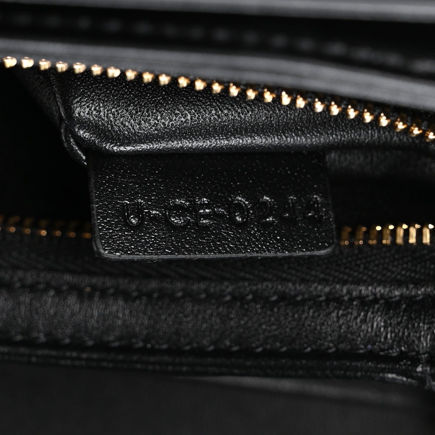 Celine Shiny Calfskin Medium Triomphe Black 9 of 13