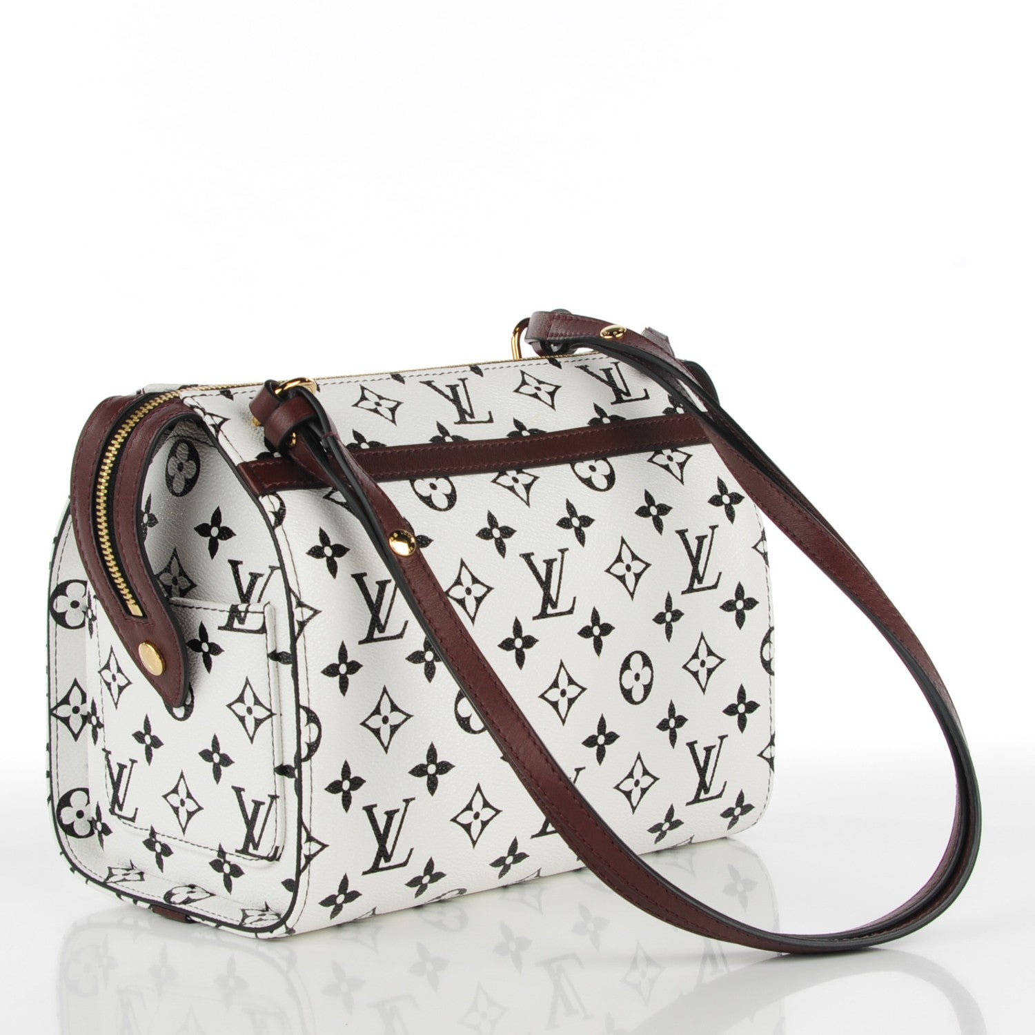 Louis Vuitton Monogram Speedy Amazon PM White Chocolat 3 of 6