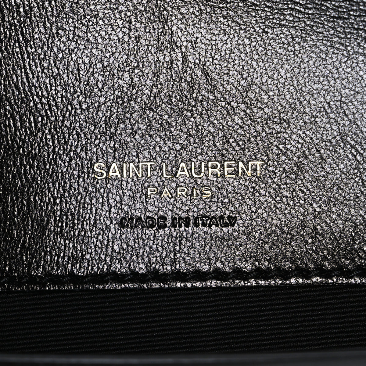 Saint Laurent Lambskin Chevron Quilted Small Loulou Black 7 of 12
