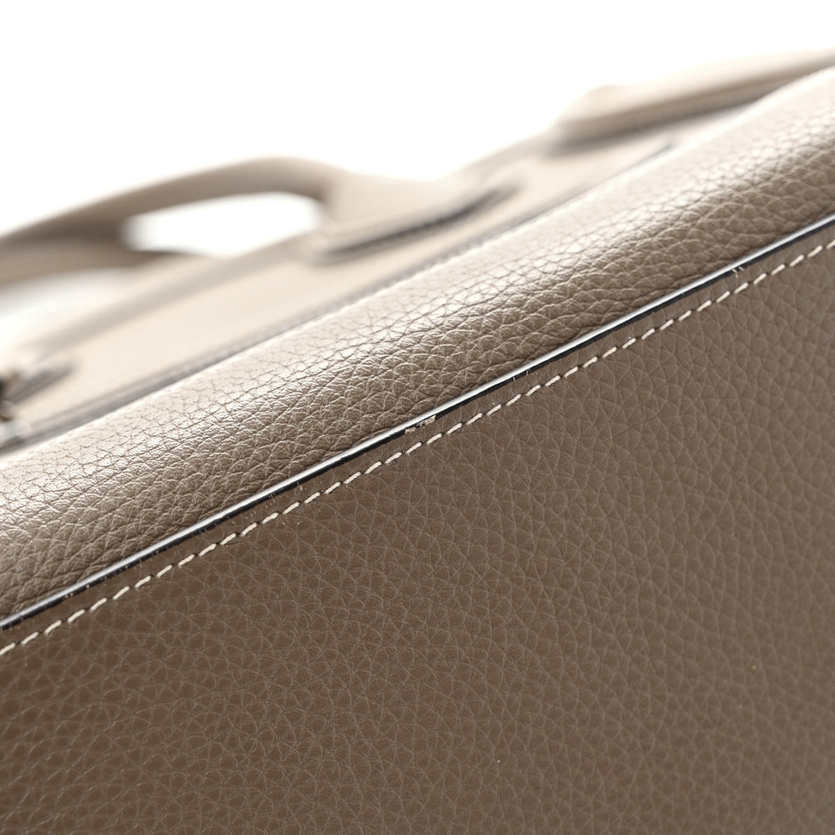 Celine Drummed Calfskin Micro Luggage Souris 12 of 12