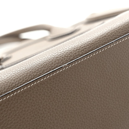 Celine Drummed Calfskin Micro Luggage Souris 12 of 12