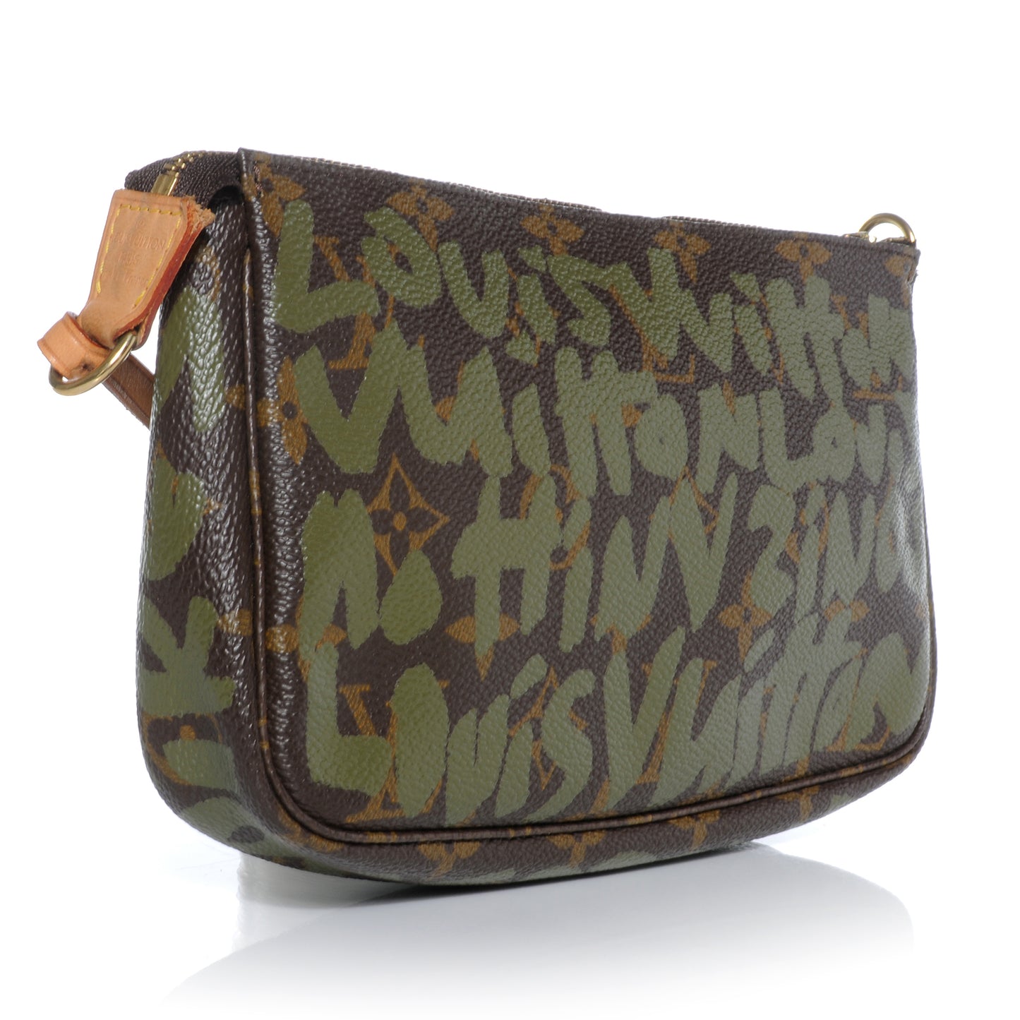 Monogram Graffiti Pochette Accessories Kaki