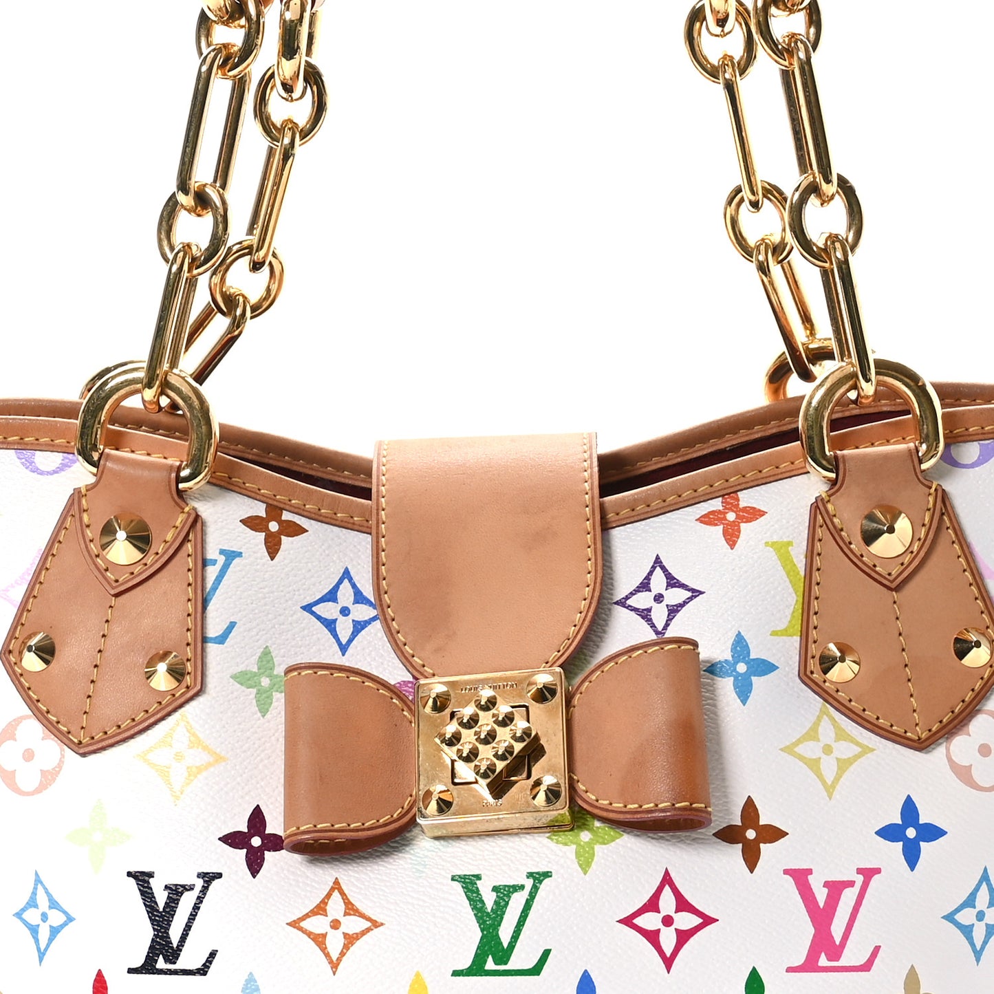 Monogram Multicolor Annie MM White