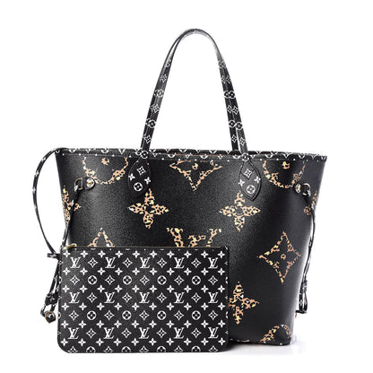 Louis Vuitton Monogram Giant Jungle Neverfull MM Black 1 of 10