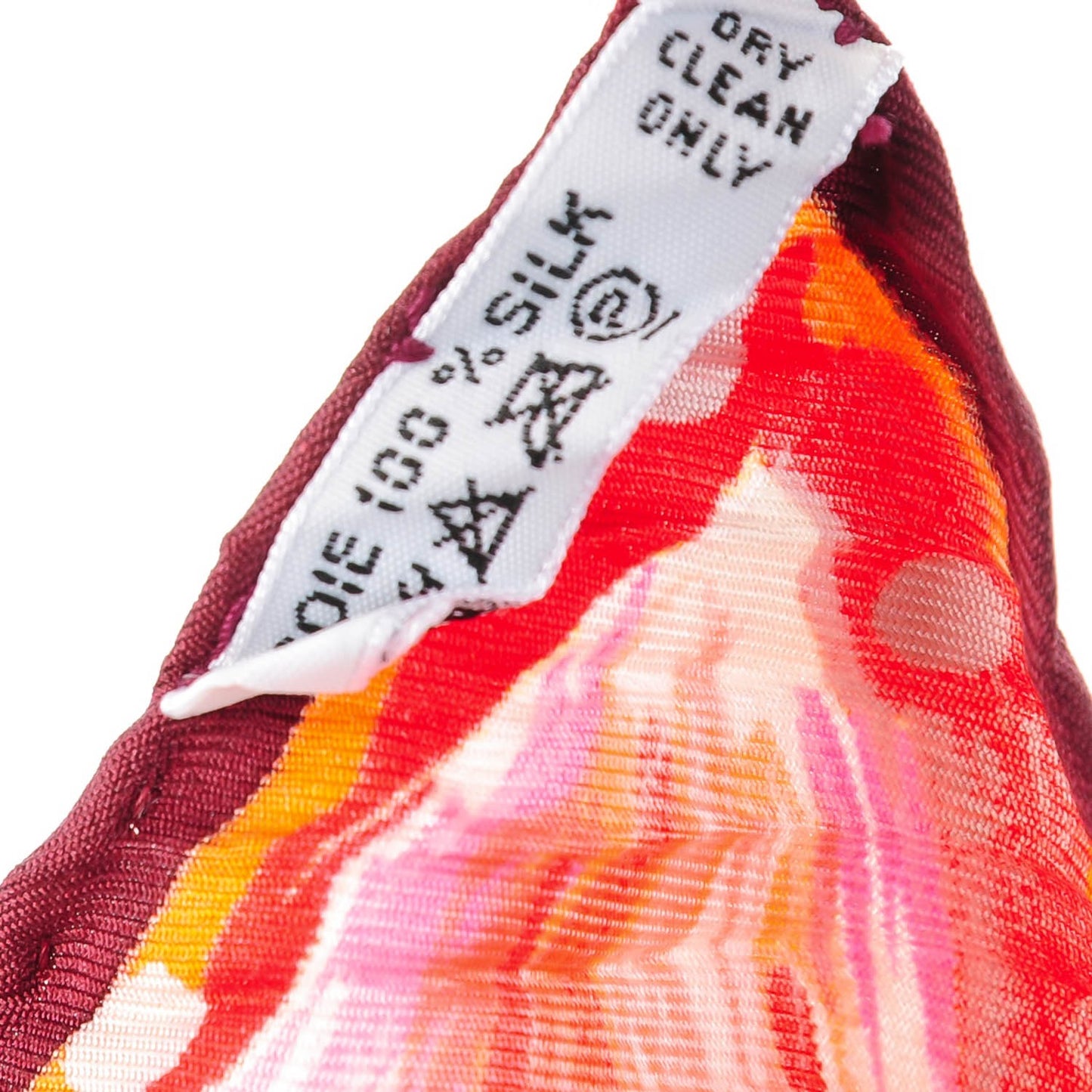 Silk Feux Du Ciel Plisse Scarf 90