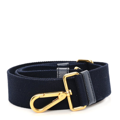 Prada Canvas Shoulder Strap Blue 1 of 3