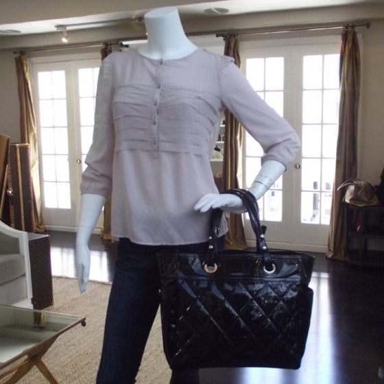 Chanel Patent Functional Business Tote 2 of 12