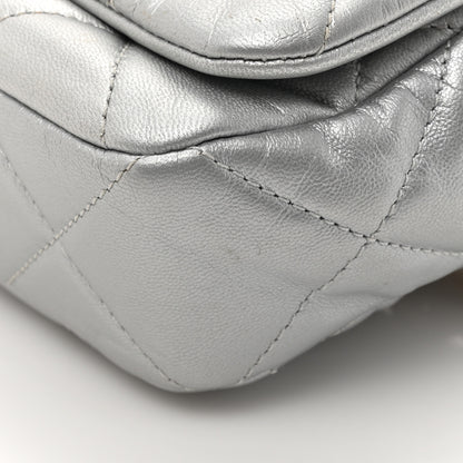 Chanel Metallic Goatskin Quilted Chanel 19 Waist Bag Silver 13 of 13