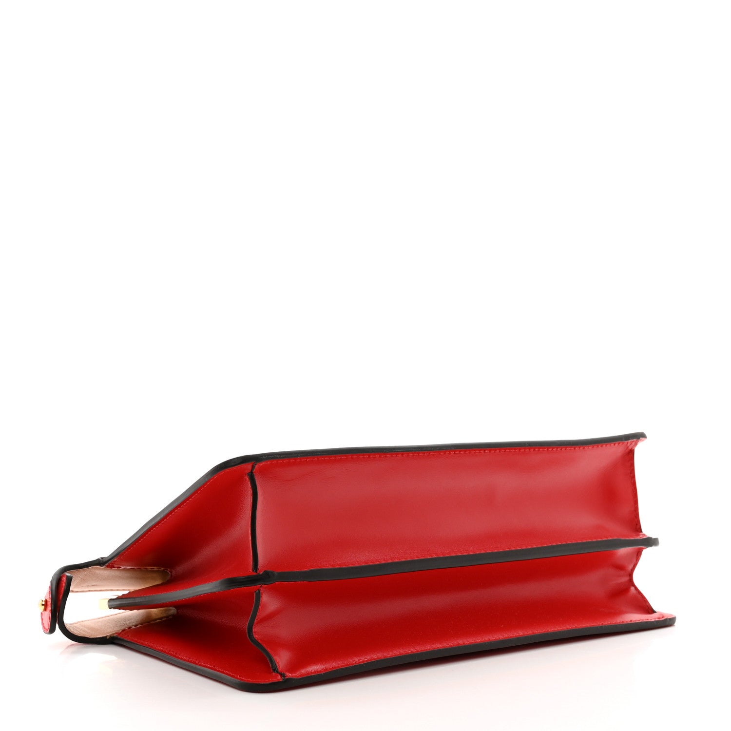 Fendi Vitello King Luxor Shiny Nappa Medium Peekaboo I SEE U East West Satchel Fuoco Light Rose 4 of 10