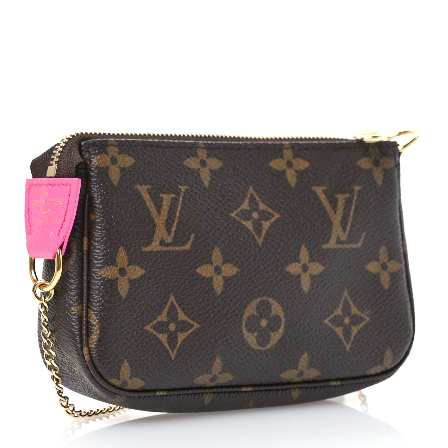 Monogram 2022 Christmas Animation Seoul Mini Pochette Accessories Fuchsia
