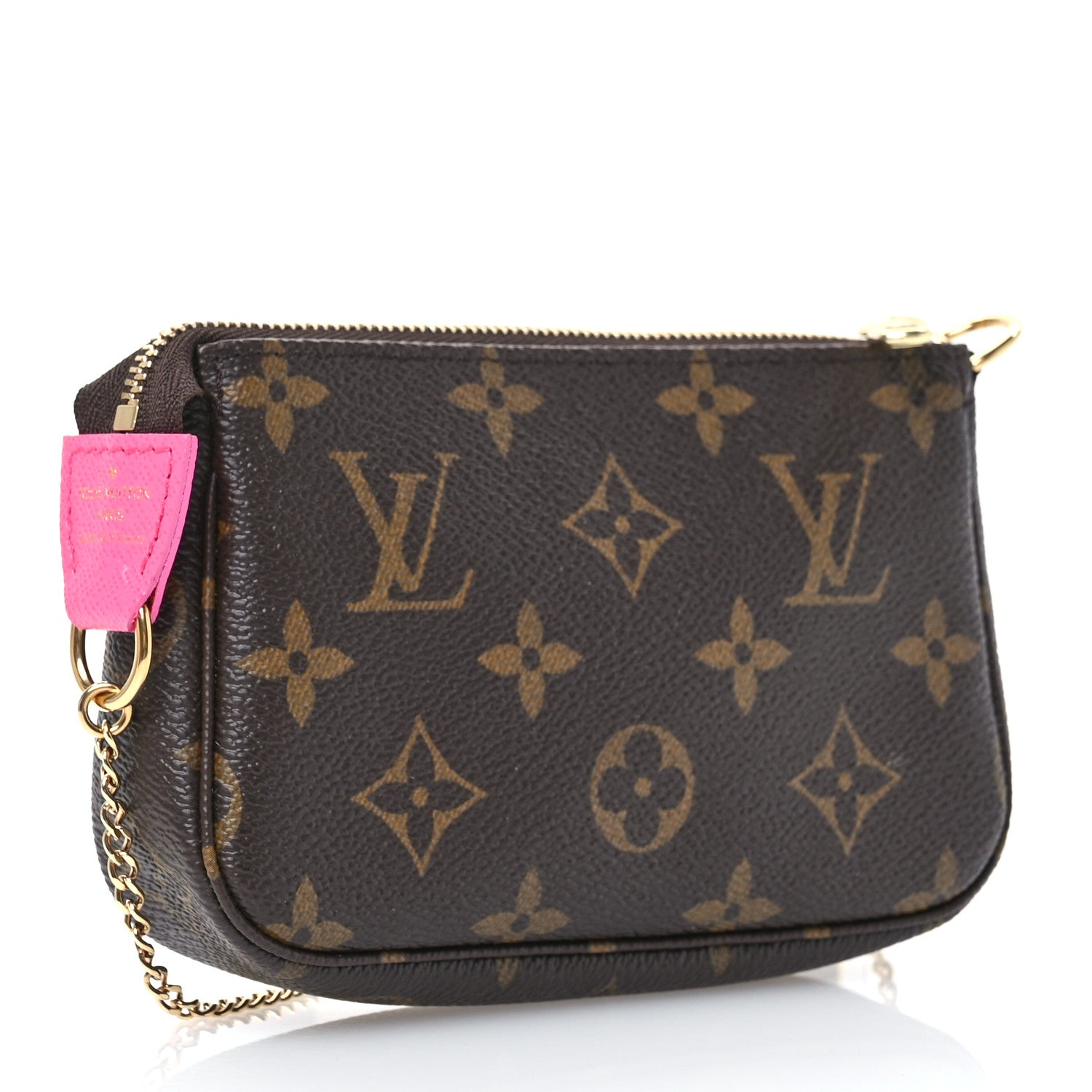 Louis Vuitton Monogram 2022 Christmas Animation Seoul Mini Pochette Accessories Fuchsia 3 of 7