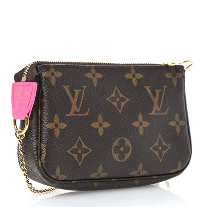 Louis Vuitton Monogram 2022 Christmas Animation Seoul Mini Pochette Accessories Fuchsia 3 of 7